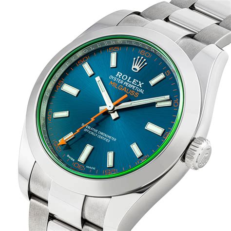 rolex milgauss blue investment